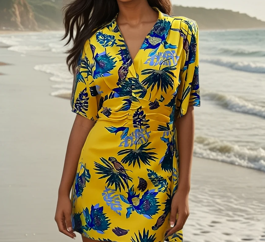 robe courte eclat des iles robe courte eclat des iles