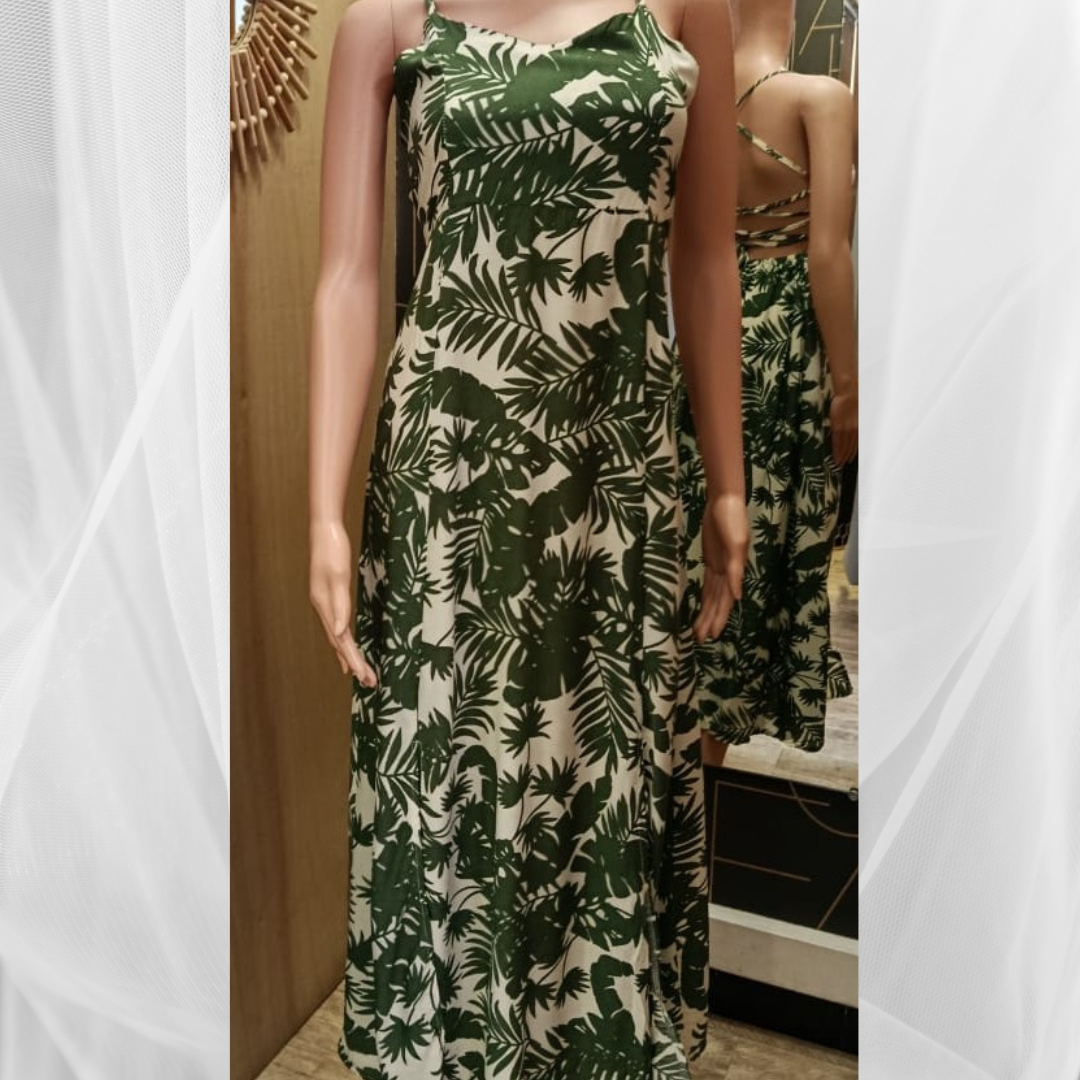 robe longue viscose croisée jungle croisée robe longue viscose croisée jungle croisée