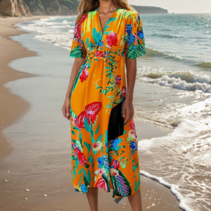 🍊 robe tropica orange